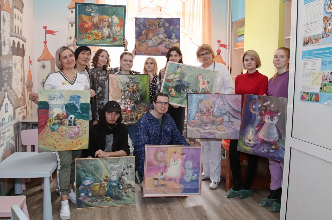 ИГУ - Новости - Картины для маленьких пациентов областной клинической ...